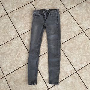 cute blue gray skinny jeans 💌